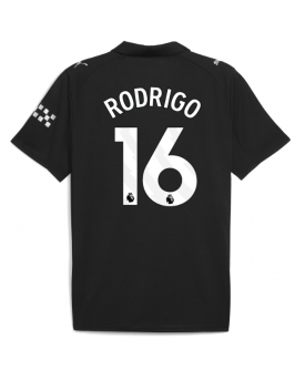 Billige Fotballdrakt Manchester City Rodri Hernandez #16 Replika Bortedrakt 2025-26 Kortermet Billige Fotballdrakt Manchester City Rodri Hernandez #16 Replika Bortedrakt 2025-26 Kortermet